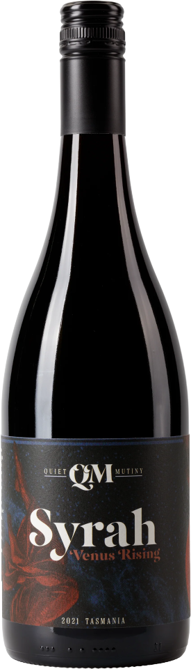 Quiet Mutiny Venus Rising Syrah 2023 bottle — Tasmania